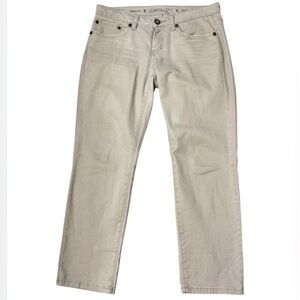 Jennifer Lopez Boyfriend Jeans in Beige, Size Women’s 4S